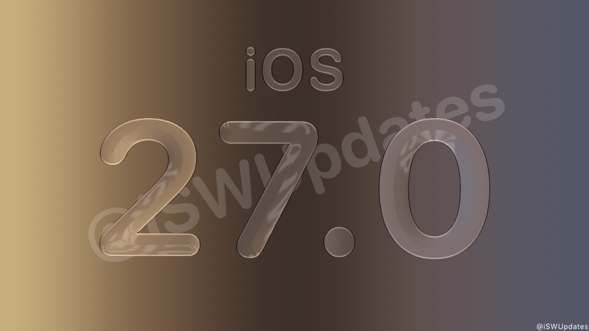 iSWUpdates's tweet photo. New in iOS 27.0:
• Updated Liquid Glass design with customization slider, and refined icons 
• Chatbot style Siri AI and Siri app*
• More Apple Intelligence features**:
   - Extend and Reframe in Photos
   - Create Shortcuts bye describing them
   - More Image Playground options
• Various performance improvements including 80% faster AirDrop transfers 
• New and expanded child safety features

and more: https://t.co/UnmfzkCPlV

* Not available in the EU and China. In the EU it is available on macOS 27. 
** Not available in China.

#iOS27