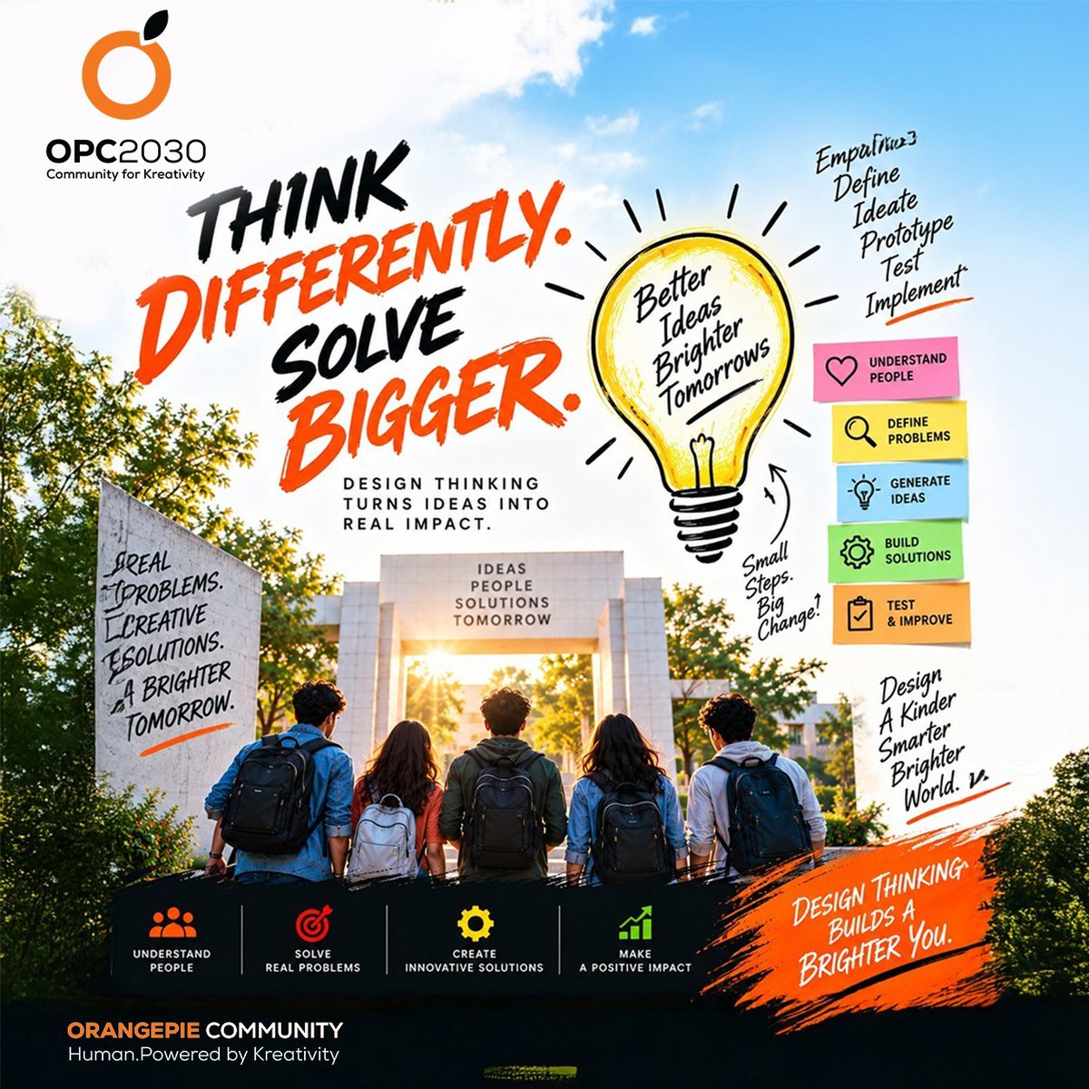 Orangepieai's tweet photo. The future belongs to those who think differently, create boldly, and keep learning.
From building your personal brand to turning ideas into impact, from mastering AI to becoming a better storyteller.
Learn. Create. Connect. Innovate. Grow.
#ThinkDifferent #StudentCommunity https://t.co/Wqvizhc07I