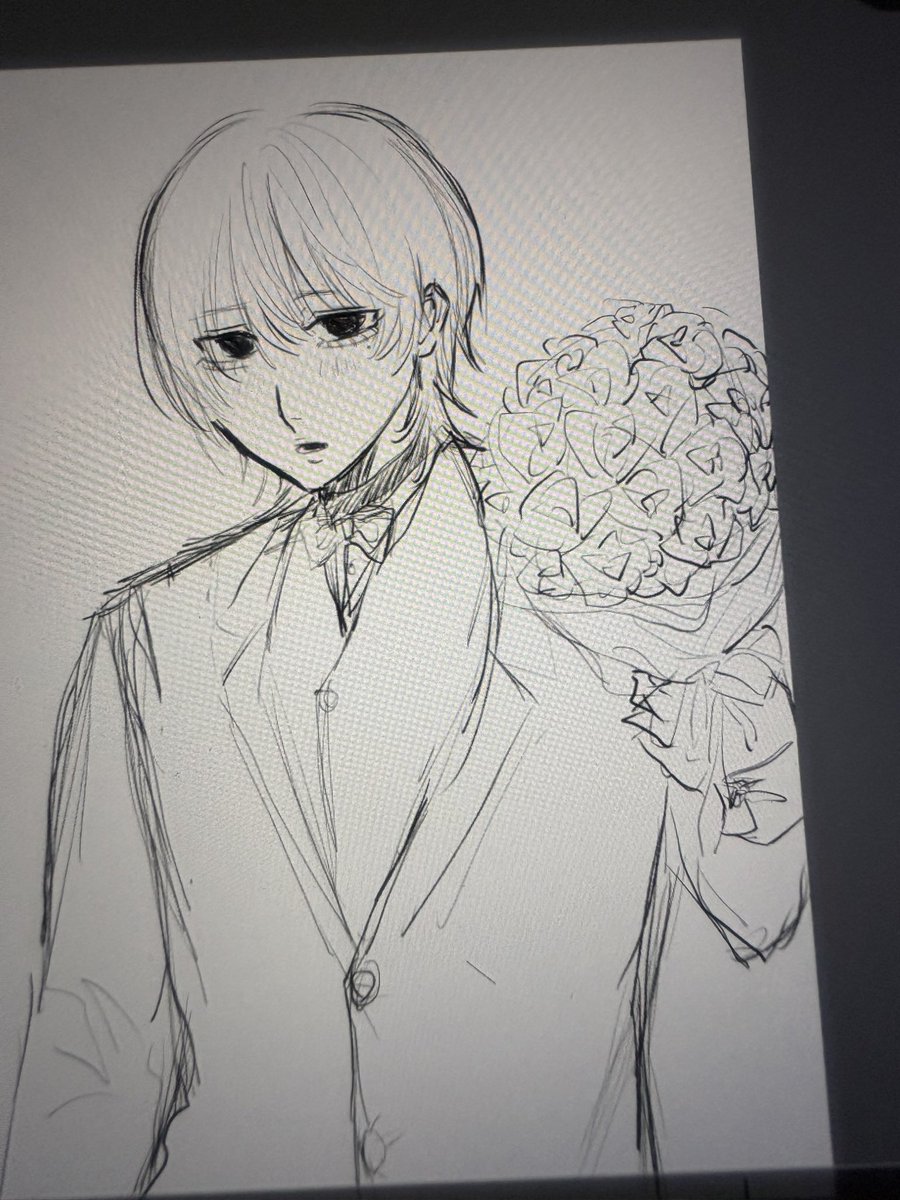 Rushi_ekakuyo's tweet photo. #ばつまる印
段々と吟くんのイラスト増えてきて嬉しいのでFAタグ失礼します…!!
お目汚しをしてしまったらごめんなさい^ᴗ̥̥  ̫ ᴗ̥^ https://t.co/DHq7oyq8Mj
