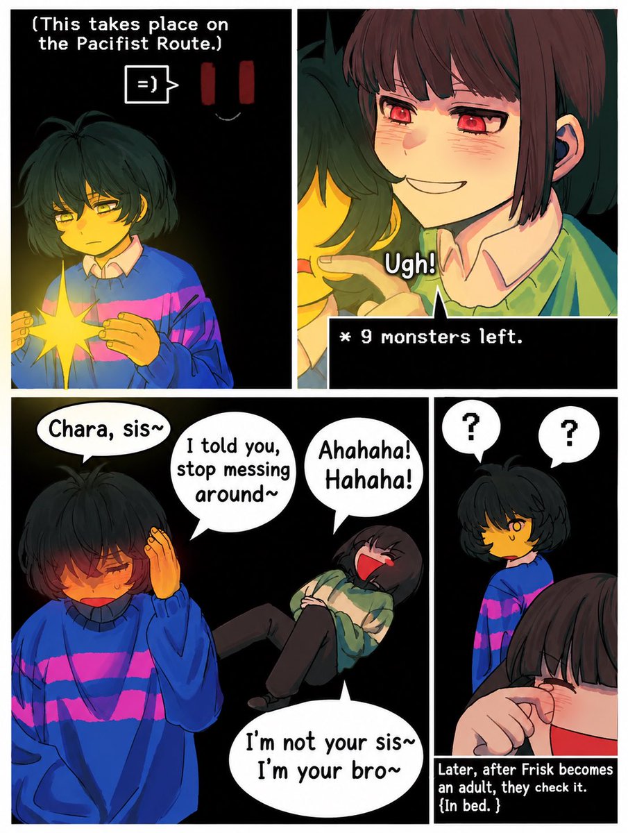 seo1yun2's tweet photo. #undertale11thanniversary #charisk
I just used AI translation. https://t.co/hQY87Eq3dj