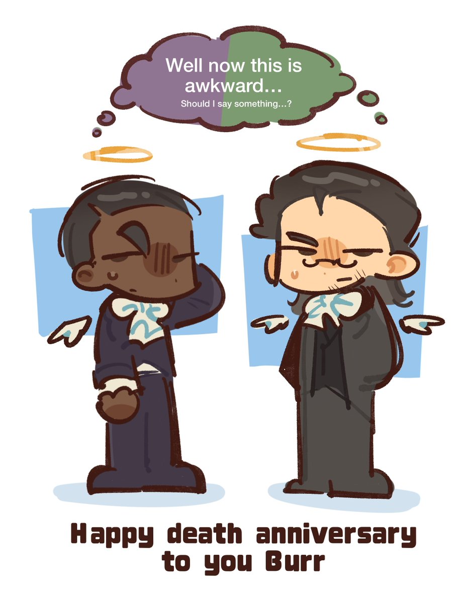 copper11sulfate's tweet photo. Happy death anniversary Aaron❤️ have your mortal rival
#hamiltonmusical https://t.co/xW1NRAbCkM
