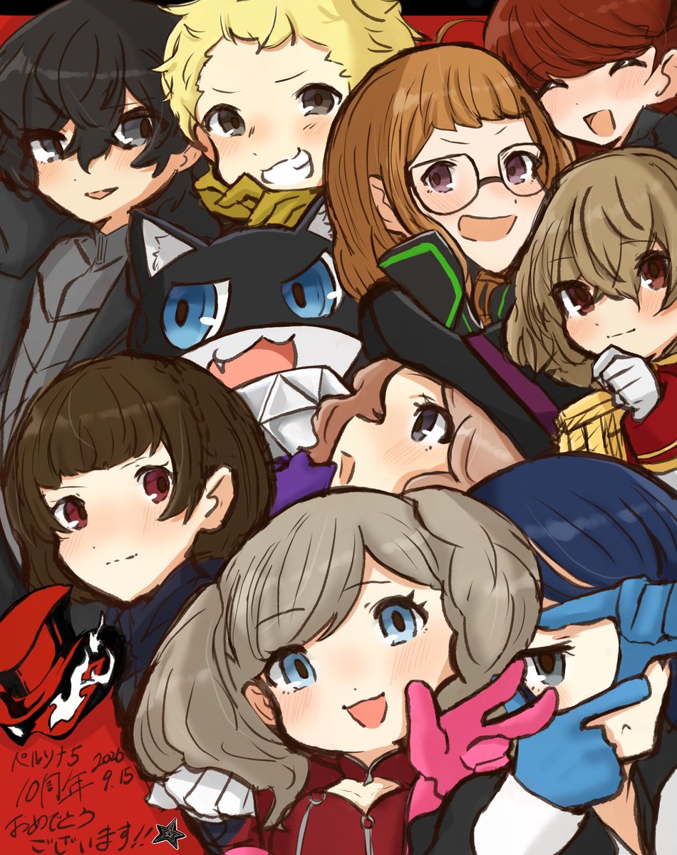 sajicha_no's tweet photo. #ペルソナ5　#P5
ペルソナ5
10周年おめでとうございます!!!
これからもペルソナ5のみんなが大好きだ!! https://t.co/roi0gXJzhv