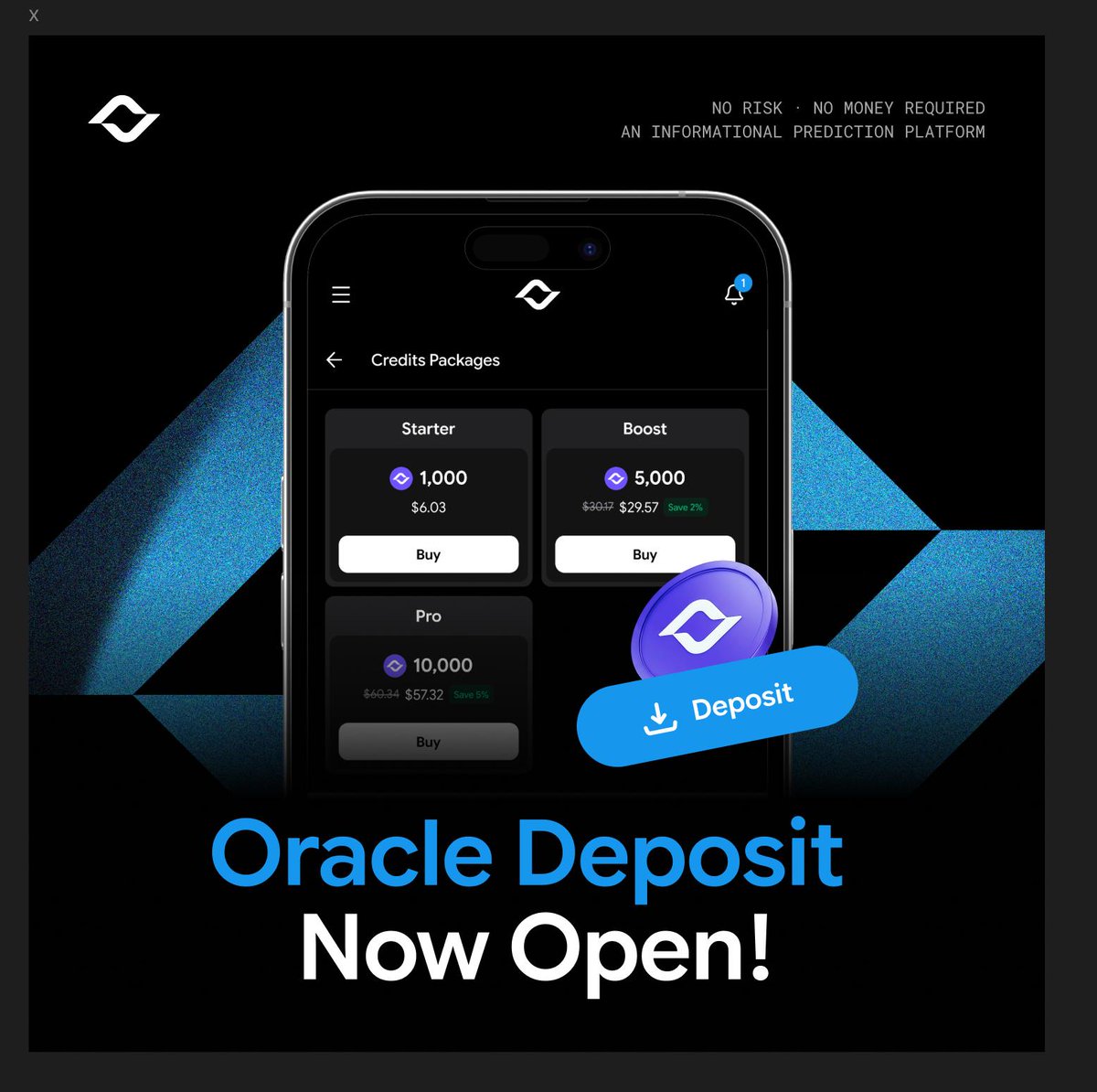 hilotoken's tweet photo. You can now deposit HILO tokens and contribute to the Oracle to earn rewards risk free.
Positive contributions earn you points and rewards. If your contribution is negative you don’t lose any tokens they simply stay locked for longer.
Risk Free Predictions on HILO. Try it now. https://t.co/lg5hAnx95n