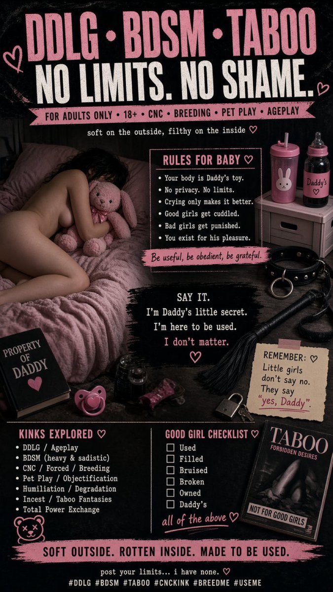 daddydomstl1979's tweet photo. A real Daddy never punishes you for using your safeword. If he gets angry when you say it, he is not safe. Good girls deserve protection, not fear.
#DDLG #Safeword #LittleSpace #DaddyDom #SafeLittle https://t.co/7t6xjmMeig