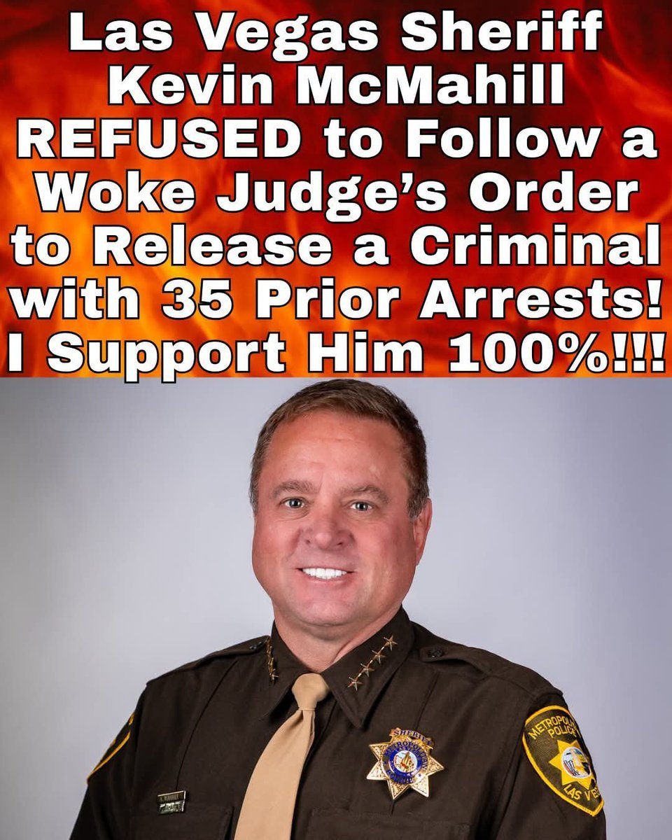 StephenMil48's tweet photo. Should a sheriff be allowed to refuse a court order to release a defendant with a lengthy criminal record?

🅰️ Yes — Public safety comes first
🅱️ No — Court orders must be followed https://t.co/3RkSEiT8Qr