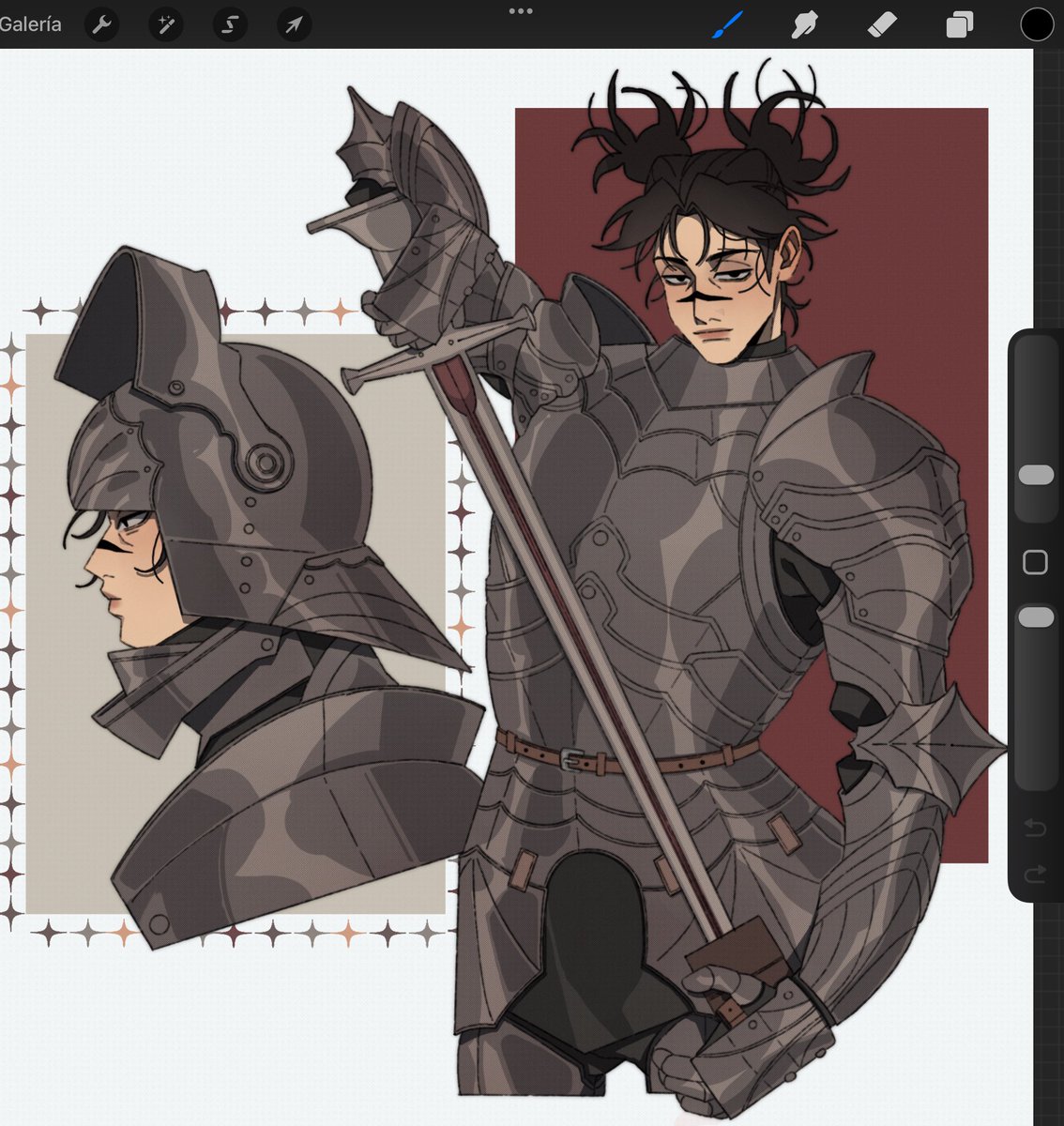 dekazeze's tweet photo. quick knight Choso i did long ago for Choso week https://t.co/d9lgO7fgnr