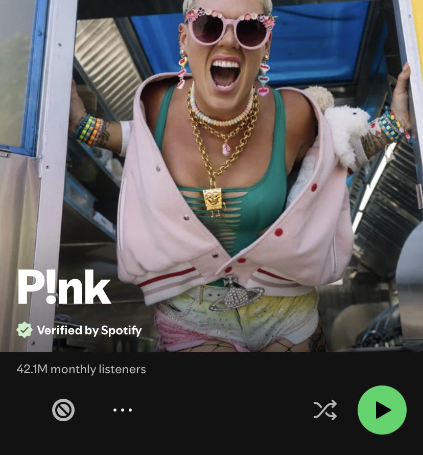 jennieslana's tweet photo. artists to block on spotify:

- p!nk
- ed sheeran https://t.co/yiEtZJ5bus