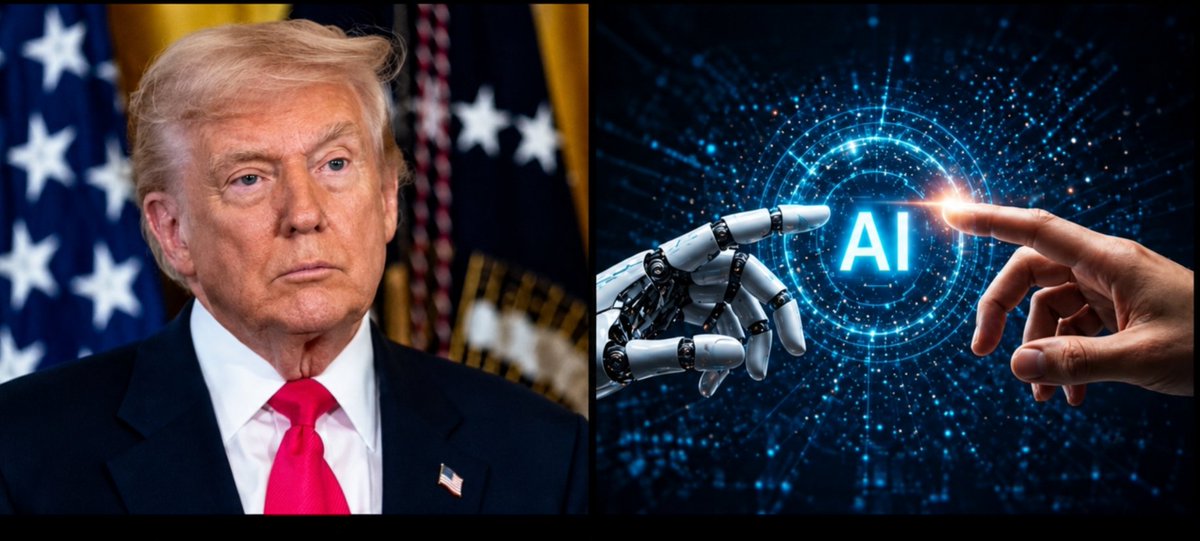 World__Signal's tweet photo. Trump dismissed the need for AI regulation and criticized Anthropic CEO Dario Amodei. Trump targeted Amodei after the latter made an urgent appeal to slow down AI development. Trump wrote on Truth Social, "AI just needs a strong and smart (high IQ!) president, and America has plenty of that!" Meanwhile, OpenAI's Sam Altman and SpaceX's Elon Musk have also supported the call for a slower pace.