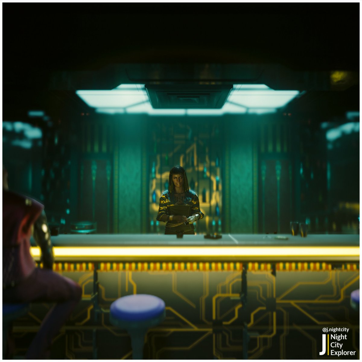 J_in_Night_City's tweet photo. 📍 Night City
I'd like a Jackie Welles please :
vodka, lime juice, ginger beer, and a "splash of love".
📷 captured in Photo Mode
#CyberpunkPhotography #NightCity #Cyberpunk2077 #PhotoMode #cdproject https://t.co/KUoqolI81o