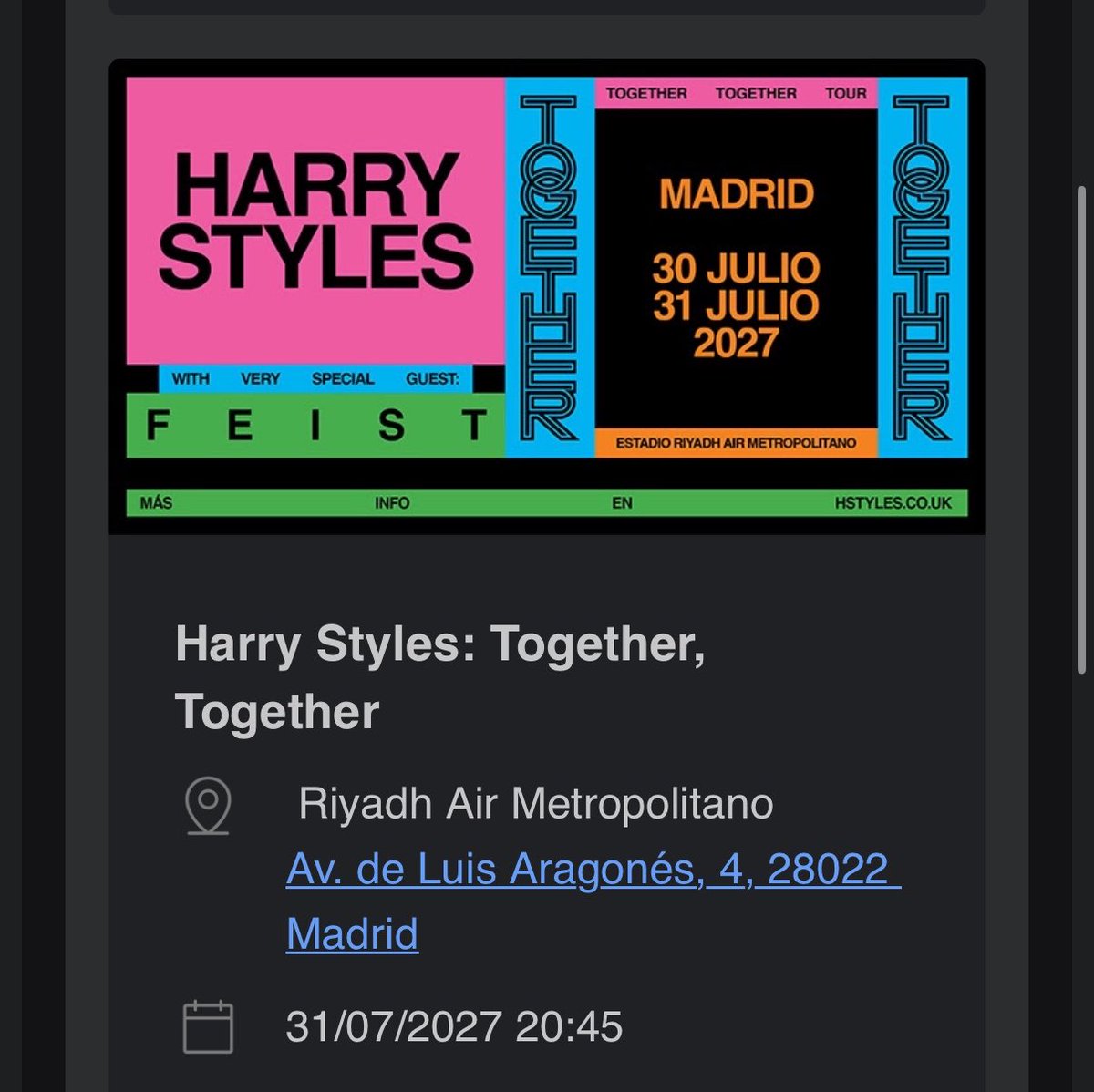 befourzrep's tweet photo. IRÉ A VER A HARRY!!!!! 😭😭 https://t.co/mrohQvwDGE