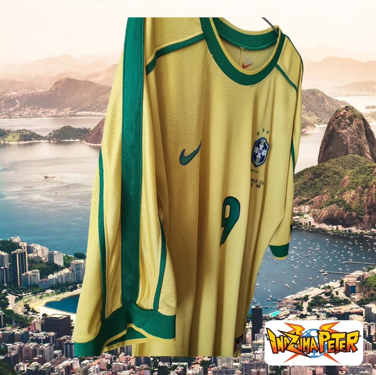 inazumapeter's tweet photo. Brasil 🇧🇷
I Home Kit I
| 1998/1999 |
| N°10 Ronaldo Nazario |
| Size XL I
| Nike | https://t.co/59Kd3RnKLt