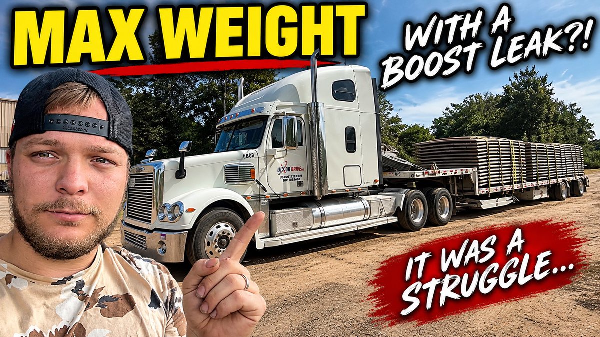 EddieVGarage's tweet photo. @freightliner  my Glider truck had a massive boost leak in this vlog !!! And I drove like 3000 miles like this !!!
👇👇👇👇👇

https://t.co/0DSDy5GnYK

#eddiev #vlog #trucking #leak https://t.co/01YrzpwGhP