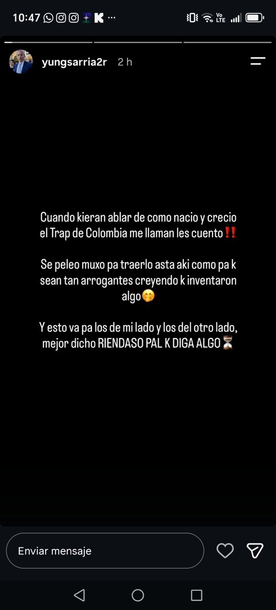 badilla38010's tweet photo. El verdadero trap de Colombia RR Yung sarria la cabra 👀👀 tiro ragazo para medallo y tura, PA mi que se refirió a él ameri que salió por ahí en una entrevista muy creci'o menospreciando 🚨🚨 🇨🇴 https://t.co/Sxnx1GFm85
