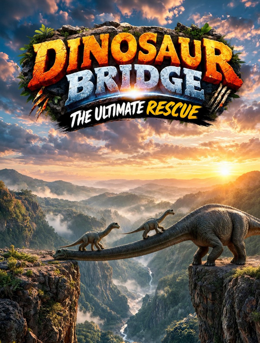 xPlanetwildlife's tweet photo. Dinosaur Bridge: The Ultimate Rescue 🦕🌉

Two young dinosaurs are trapped at the edge of a deadly canyon while a fierce Spinosaurus approaches.🔥

What happened next?

Watch here👇
https://t.co/lg0Whv0F9L

#DinosaurBridge #TheUltimateRescue #Spinosaurus #Dinosaurs #shorts #viral https://t.co/FkhtQjNswW