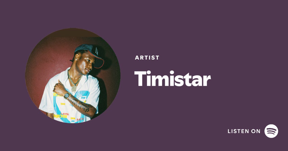 Iamtimmystar_'s tweet photo. I’m live on Spotify https://t.co/Mx2Io2lZ7i