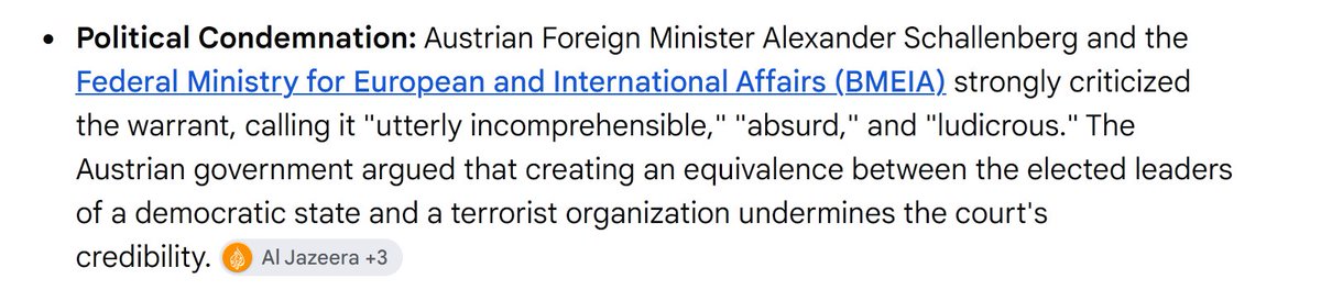 James_beastM5's tweet photo. @AJENews Austria blocks a legally travelling politician but has a problem that the criminal Netanyahu who is commiting genocide and pushing the spread of internationally illegal settlement has an arrest warrant against him?

VOTE NETANYAHU OUT https://t.co/T0kDHYvtd9