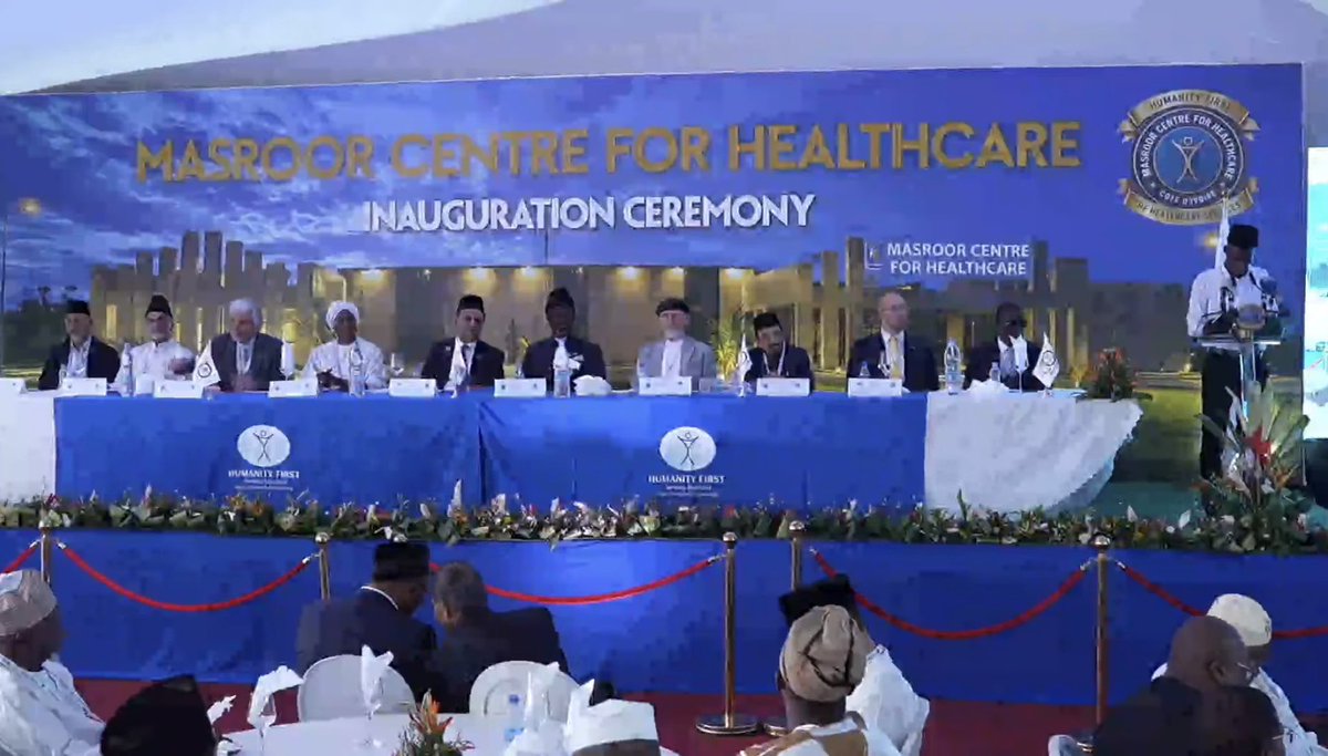 HFI1995's tweet photo. The Opening Ceremony for the @MasroorCentre had started in Ivory Coast
#MCH_Inauguration https://t.co/UTTiHixIpl