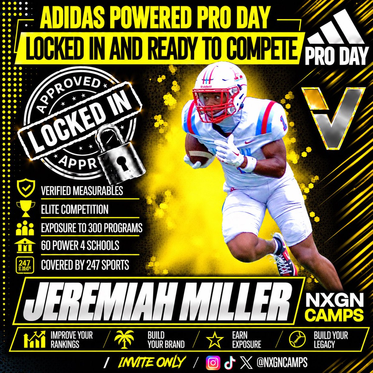 JeremiahM_23's tweet photo. Thank you @nxgncamps for the graphic and invite to attend the invite only Adidas Pro Day showcase in 2027 https://t.co/4OlewxI50F