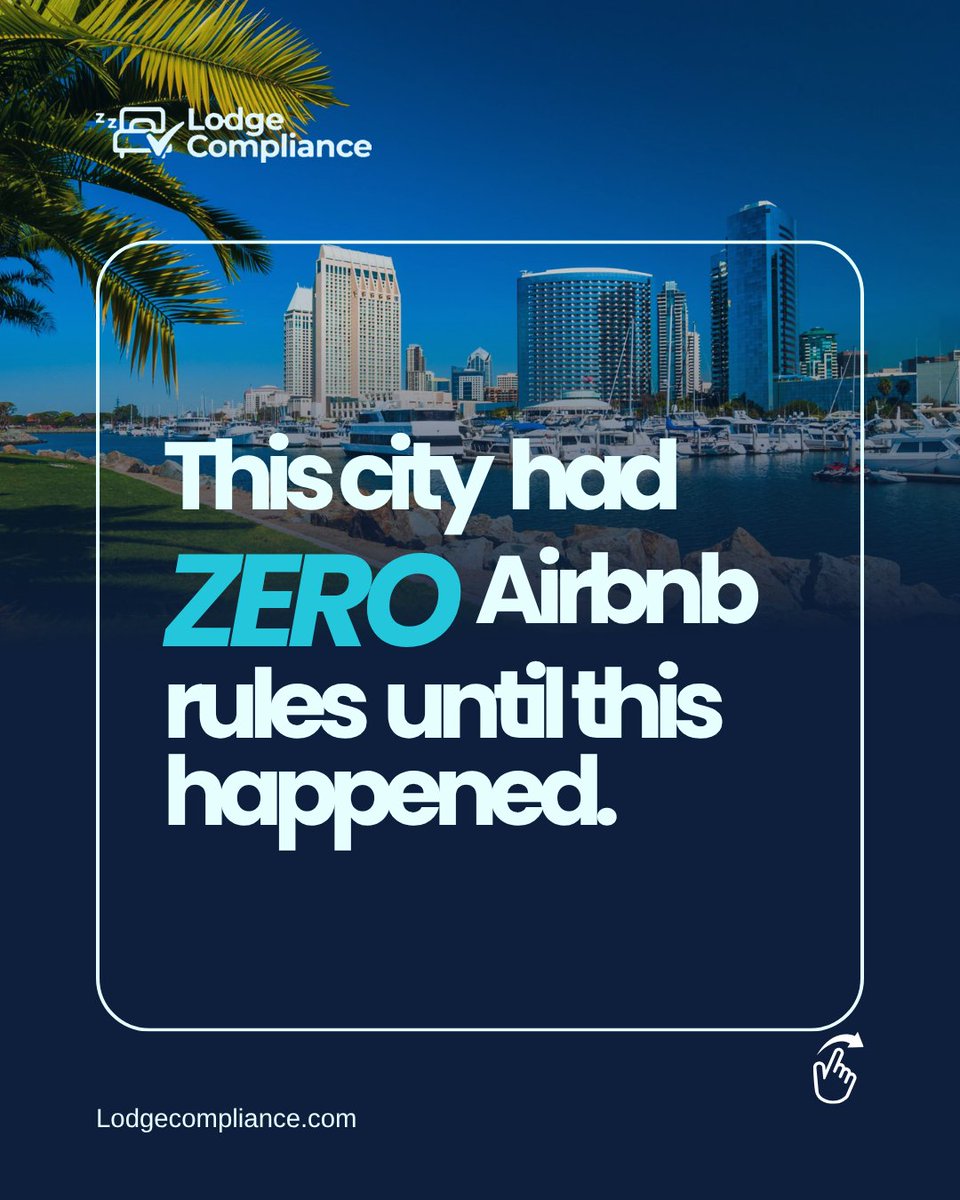 LodgeCompliance's tweet photo. National City just went from zero STR regulation to one of the strictest ordinances in San Diego County, capping permits at 180 units after shootings and stabbings were traced back to unsupervised rentals. No grandfathering. Every host reapplies from scratch. This is what happens when a city has no rules for years and then decides to catch up all at once. Compliance isn't the burden here. Getting caught without it is.
#ShortTermRental #AirbnbHost #sandiegostr #VacationRentalLaws #NationalCityCA