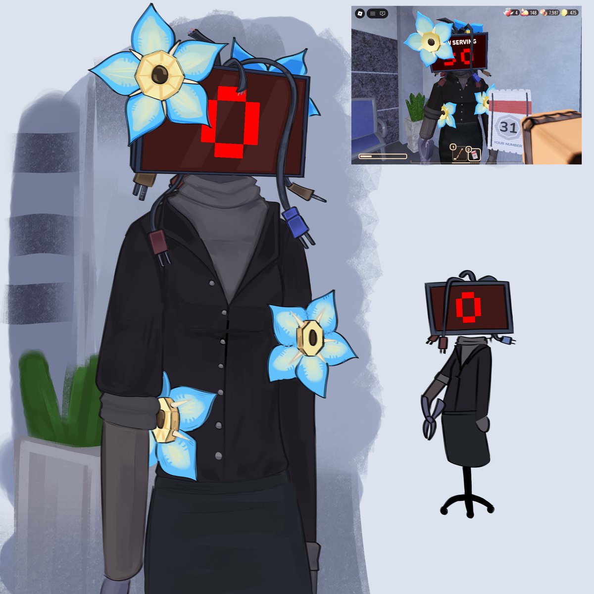 Likeriss's tweet photo. #RobloxDoors #Doors #Archives 
.
She's cute Ig https://t.co/InLwKBft6F