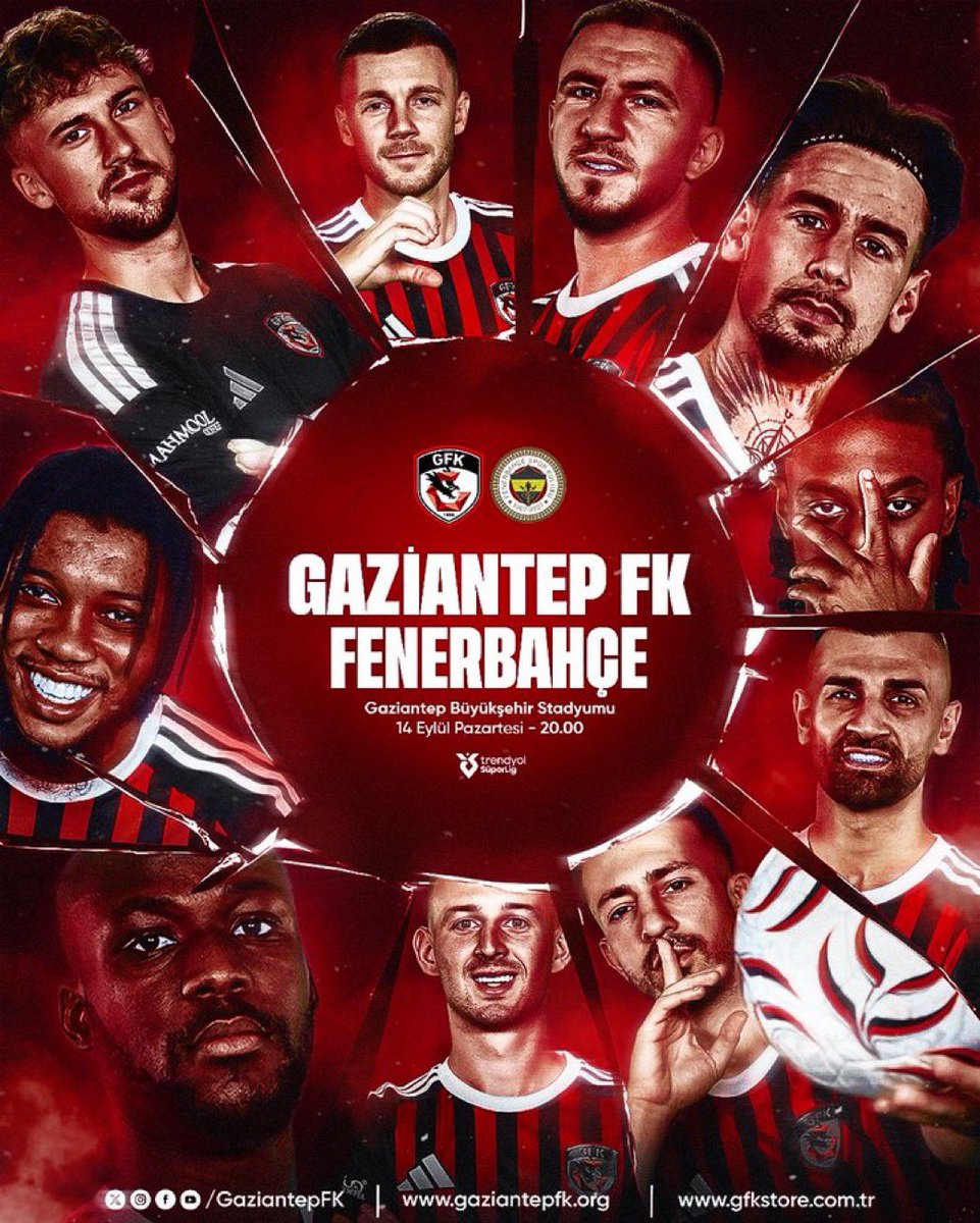 medyaradikall's tweet photo. GAZİANTEP FK-FENERBAHÇE 

⚽️ Süper Lig 5’nci hafta kapanış mücadelesi başlıyor

⚽️ #Gaziantep FK – #Fenerbahçe karşılaşması saat kaçta başlayacak, hangi kanaldan yayınlanacak? 

⚽️ Naklen yayın bilgileri 

⚽️ Maçı canlı izle👇

#SüperLig #GFKvFB #canlı #canlımacizle #FenerinMaçıVar 

⬇️👇⬇️
 https://t.co/5FM4Bcs75q