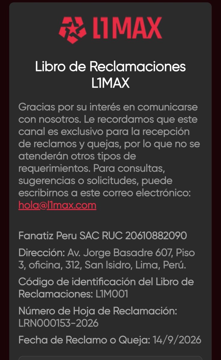 elmascampeom's tweet photo. Puedes hacer su reclamo por la narración de mierda en el siguiente link: https://t.co/x5NB2ANKdc https://t.co/g7RHBnkrP2
