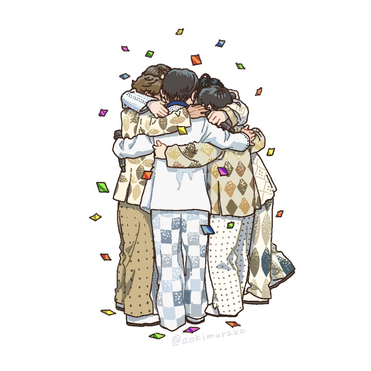 aokimurako's tweet photo. ˗ˏˋ フリーアイコン配布します ˎˊ˗

全6種のわちゃわちゃ嵐をフリーアイコンにしました🙌
各種SNSアイコンとしてお使いください☺️
※AI加工、転載、二次利用等はご遠慮ください
※自力でThis is 嵐アイコンフレームをつけてご使用いただくのはOKです🙆‍♀️

④〜⑥はツリーへ👇 https://t.co/cmSEUqe2IR