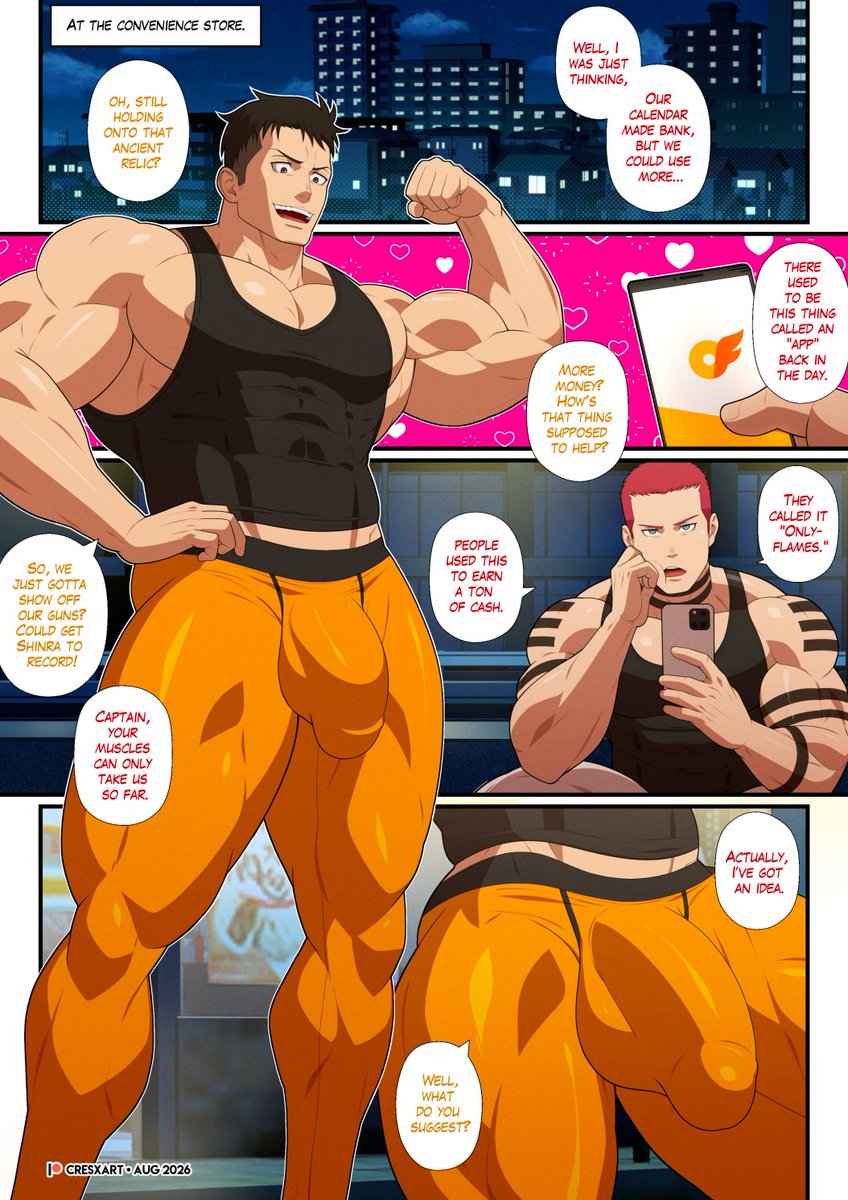 cresxart's tweet photo. 🔥Obi and Vulcan decided to make some quick cash from an ancient platform called "OnlyFlames", and ended up in full heat with each other 📸

All 14 pages are now available now for my supporters! Be sure to check out my page https://t.co/ircCFiBp82