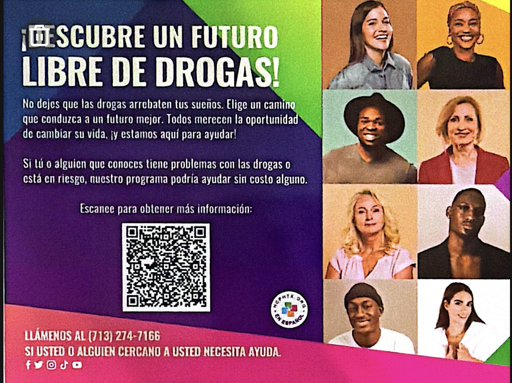SorccHouston's tweet photo. Compartimos información importante de @hcphtx para nuestra comunidad. 💚
Si tú o alguien que conoces necesita apoyo relacionado con el consumo de drogas, existen recursos y programas de ayuda sin costo.
📲 Consulta la información en la publicación.
Informarnos también es cuidarnos.
