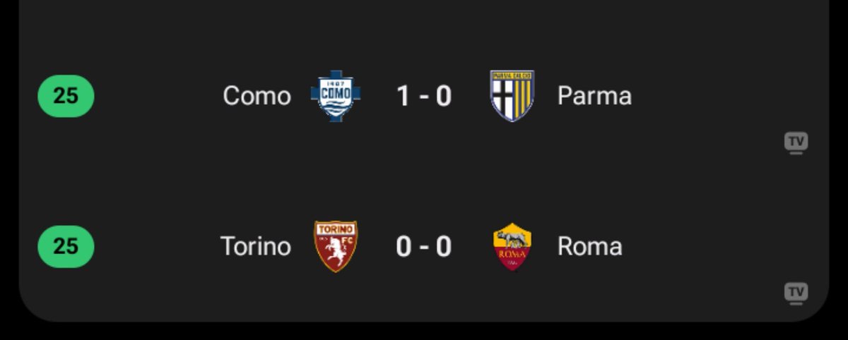 adisdsgn's tweet photo. Serie A Malam ini, sementara Como unggul 1-0 lewat gol Jacobo Ramon. 

Lumayan ada tontonan utk temen begadang. https://t.co/4C4VyHAOv9