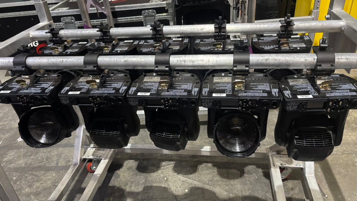 PRGlive's tweet photo. Fresh gear has arrived. A new shipment of Martin Professional MAC One fixtures has arrived at PRG, being prepped to hit the road and light up the next production. Because sometimes, all you need is fresh gear. #PeopleProductionPossibility #PRG #MartinMACOne https://t.co/fsw2yNmJN3