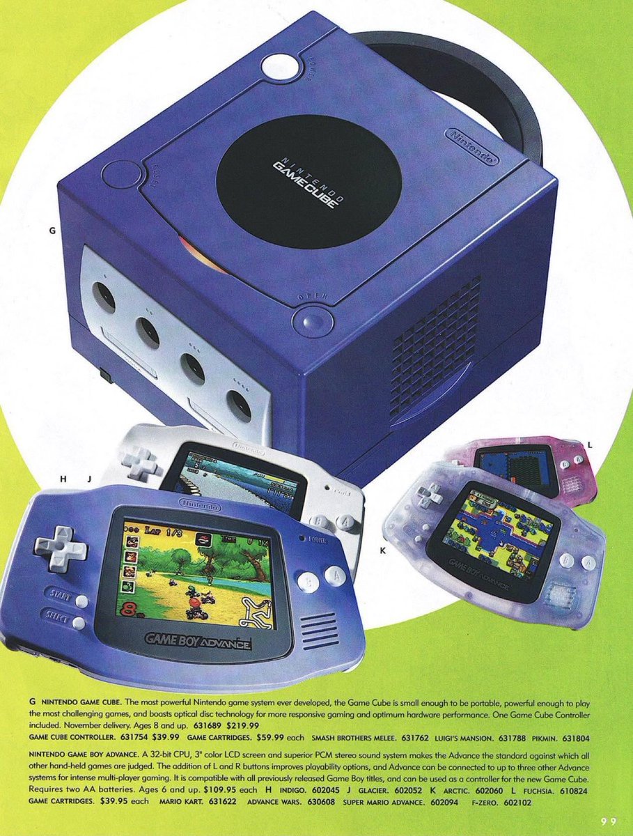 25YearsAgoLive's tweet photo. Nintendo releases its new gaming console, the GameCube. https://t.co/nrvV77QJvt