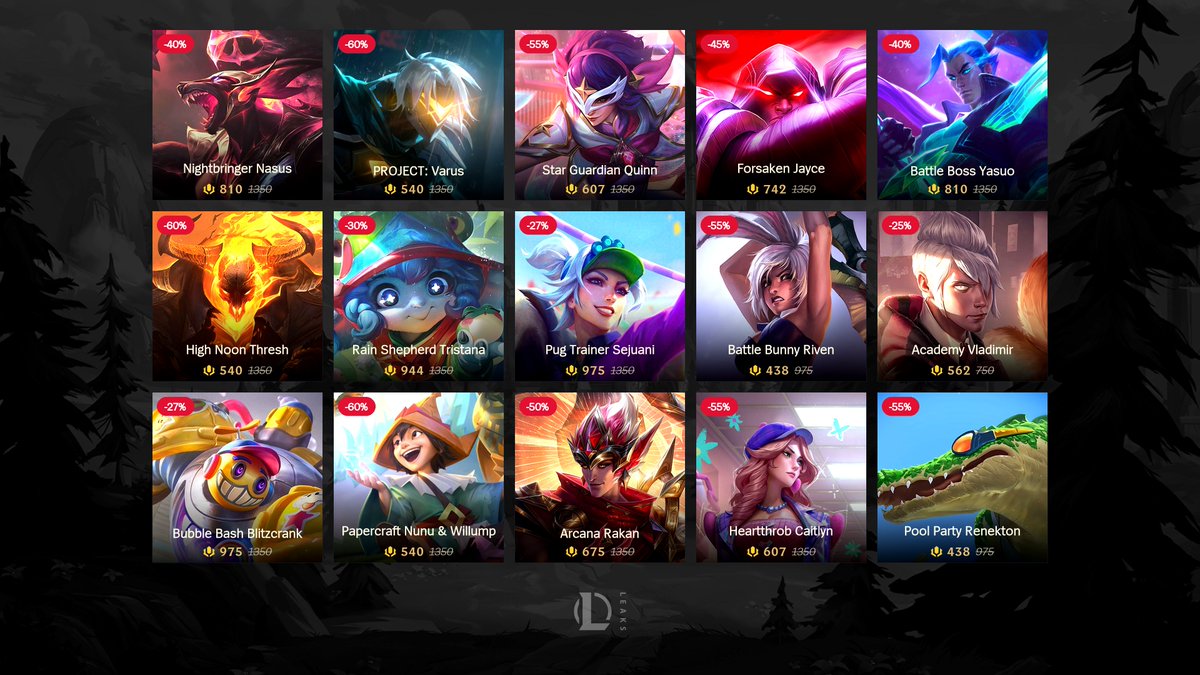 New Weekly Skin Sale 💰