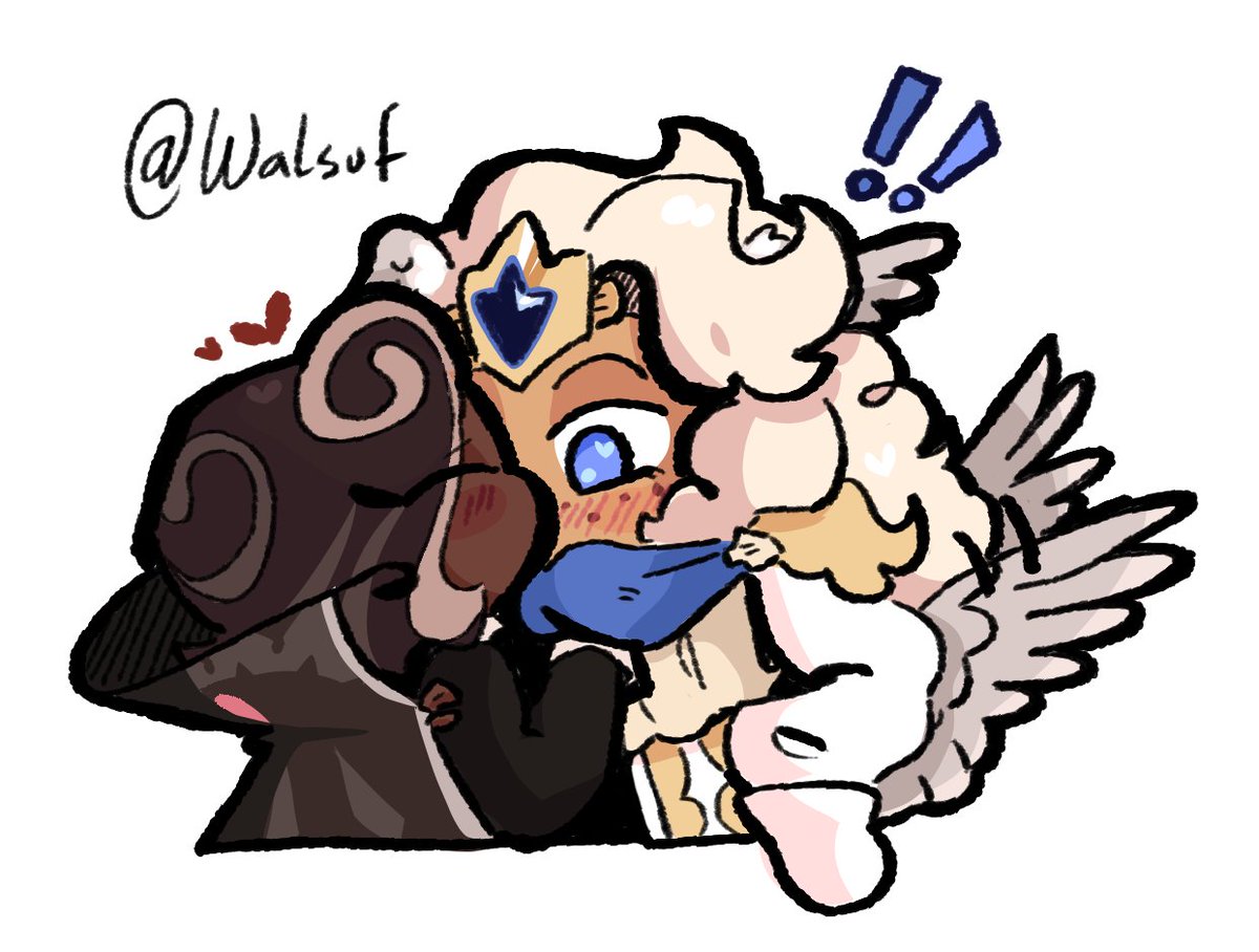 Walsuf's tweet photo. #espresseleine kissy https://t.co/iMA8ES4acg