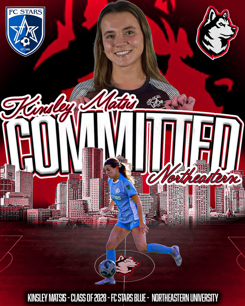 starsofma's tweet photo. COMMITTED✍️
Congratulations to Kinsley Matsis (‘28) on her commitment to play Division 1 soccer at Northeastern University!
#ProvenPathway #starsnation https://t.co/wpWPnb8gjG