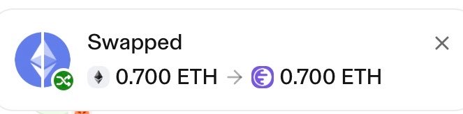 Atitty's tweet photo. Glen convinced me 🫟 

ETH —> INK https://t.co/0usszg4nCx