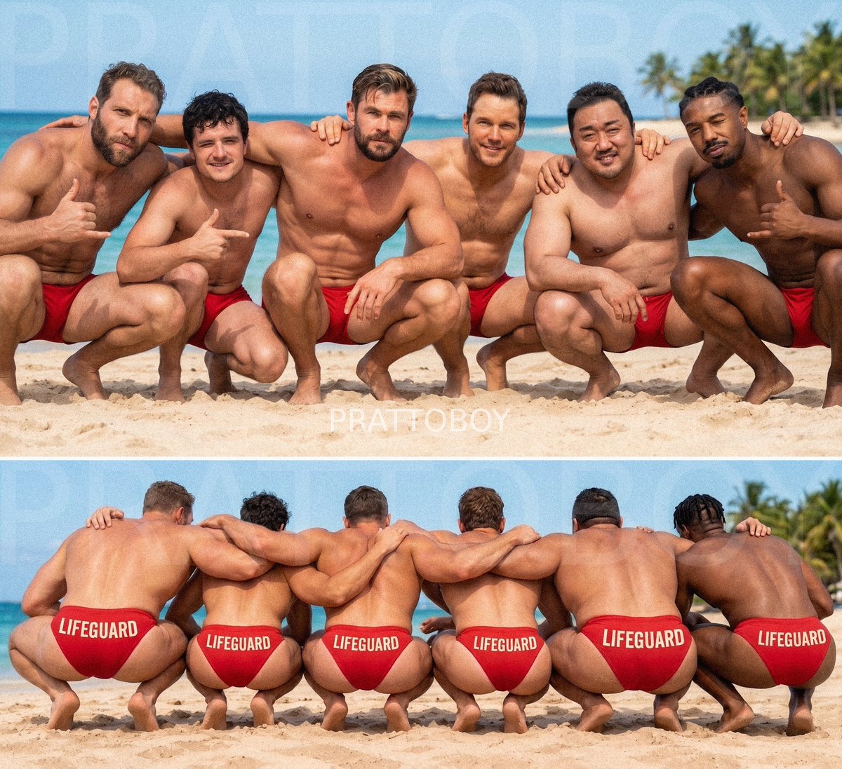 PrattoBoy's tweet photo. Life guards on duty! https://t.co/gAKxfvCvyQ