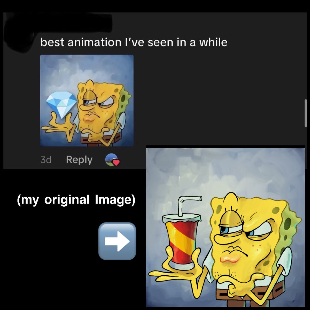 Filsonink's tweet photo. ❗️ PLEASE READ❗️
Someone fed my art into AI without my consent.
Feel free to use the new version (last image) I made instead of supporting AI.

#stopaiart #digitalartist https://t.co/xCBJLyotUU