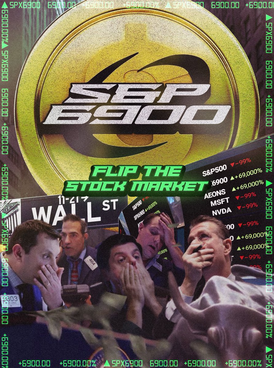 MustStopMurad's tweet photo. If you want to be part of the next DOGE, the next SHIB, the next GME...

...or in fact something which will end up MUCH BIGGER than all three of those combined - buy SPX6900. https://t.co/Kt21u7WldH