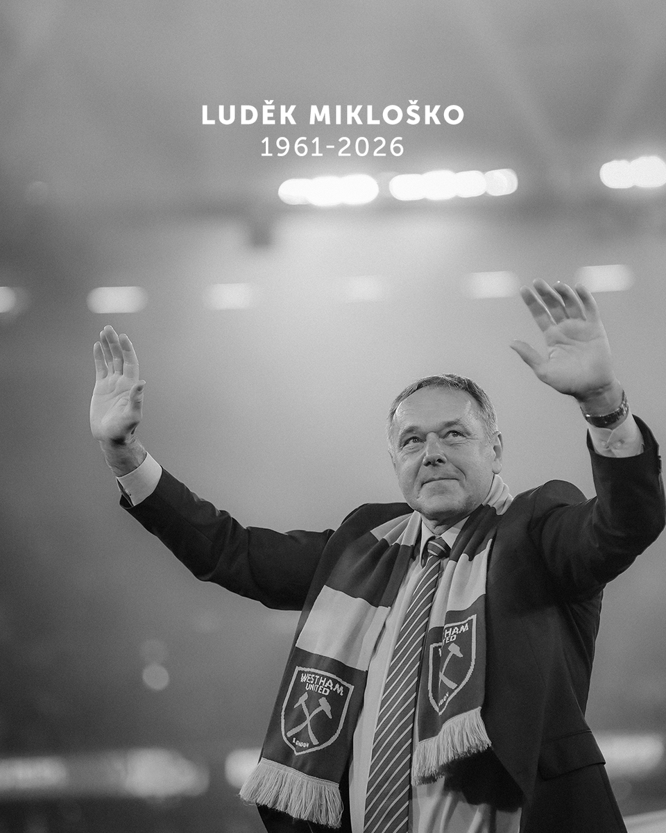 whu_br's tweet photo. Com profunda tristeza, o West Ham anunciou hoje o falecimento do lendário ex-goleiro e treinador Luděk Mikloško. O goleiro tcheco chegou ao clube em 1990, ficou oito anos no West Ham e se tornou um dos grandes ídolos da torcida na época. https://t.co/hjoejAU54J