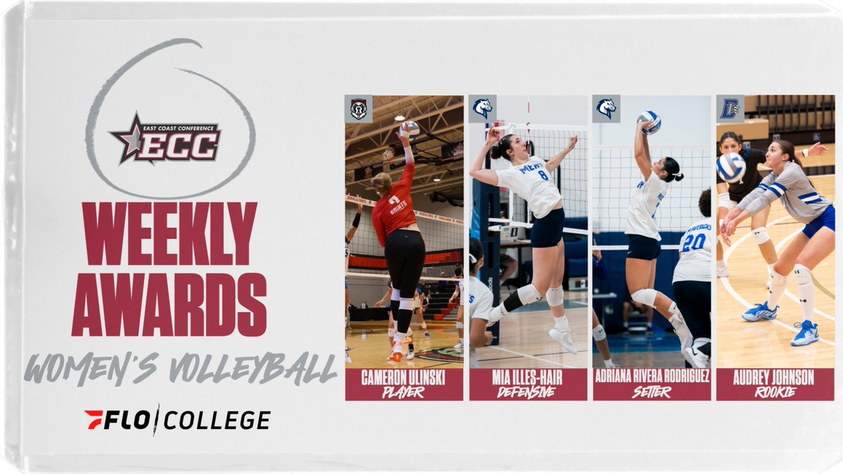 ECCSports's tweet photo. ECC Women’s Volleyball Weekly Report – September 14

🔗 https://t.co/NRm0G3OG6E https://t.co/llwnOBX871