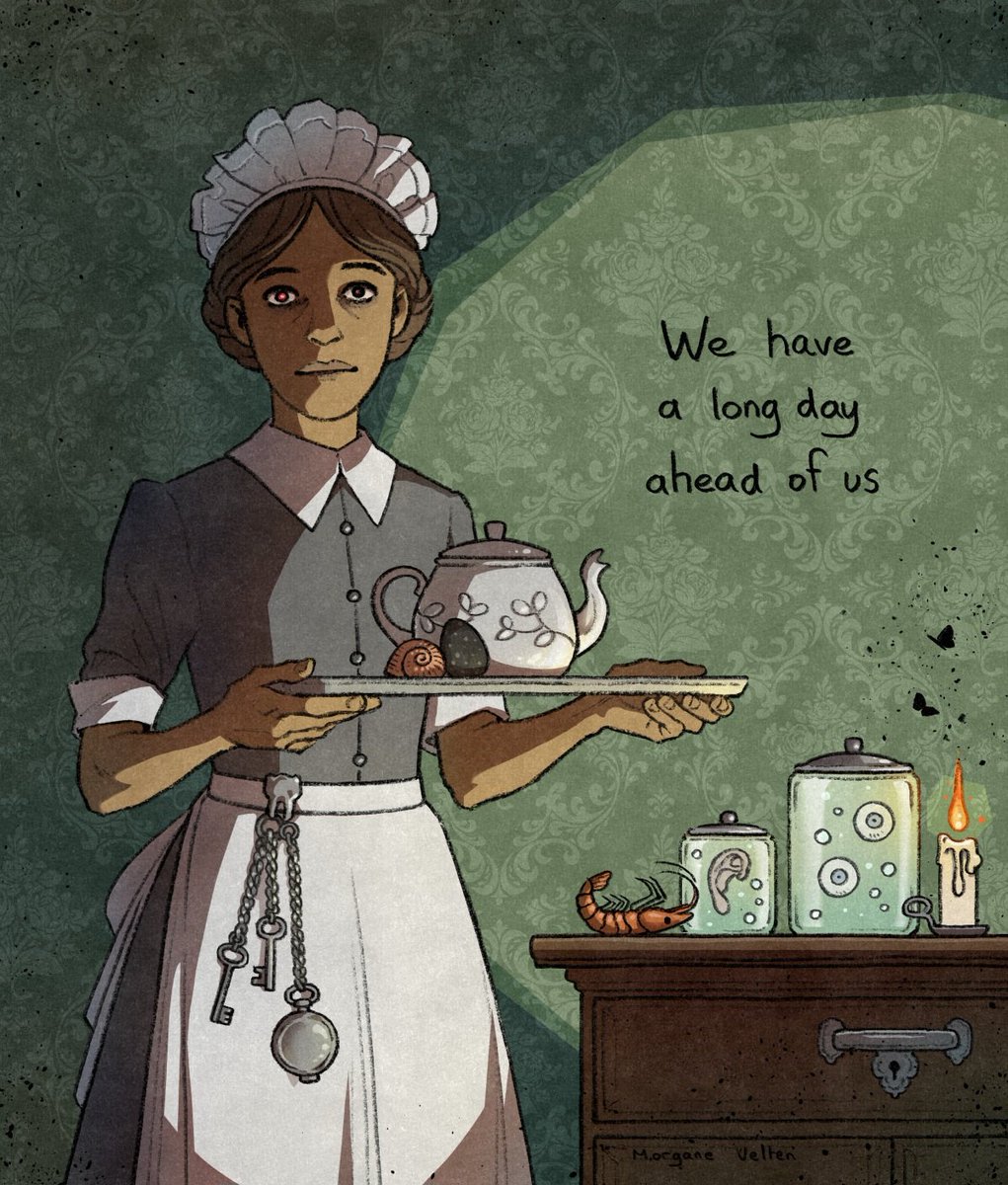 sethanta1322's tweet photo. I absolutely love the Rusty Lake games and I was counting the days until the release of their last game, Servant of the Lake.
I wanted to draw a fanart for a while 🦐 🩶
#rustylake #servantofthelake #rustylakefanart #horrorvideogames https://t.co/kbZyvfdzM4