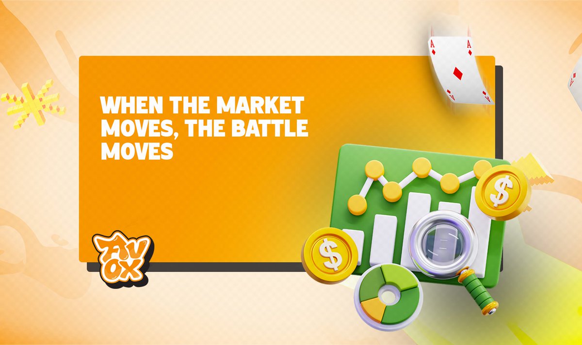 AvoxRH's tweet photo. What if crypto market volatility could change the outcome of a card battle? 

AVOX turns real market movements into gameplay, giving every card a connection to live crypto data. 

When the market moves, the battle moves with it. https://t.co/7oTU5ttr8E