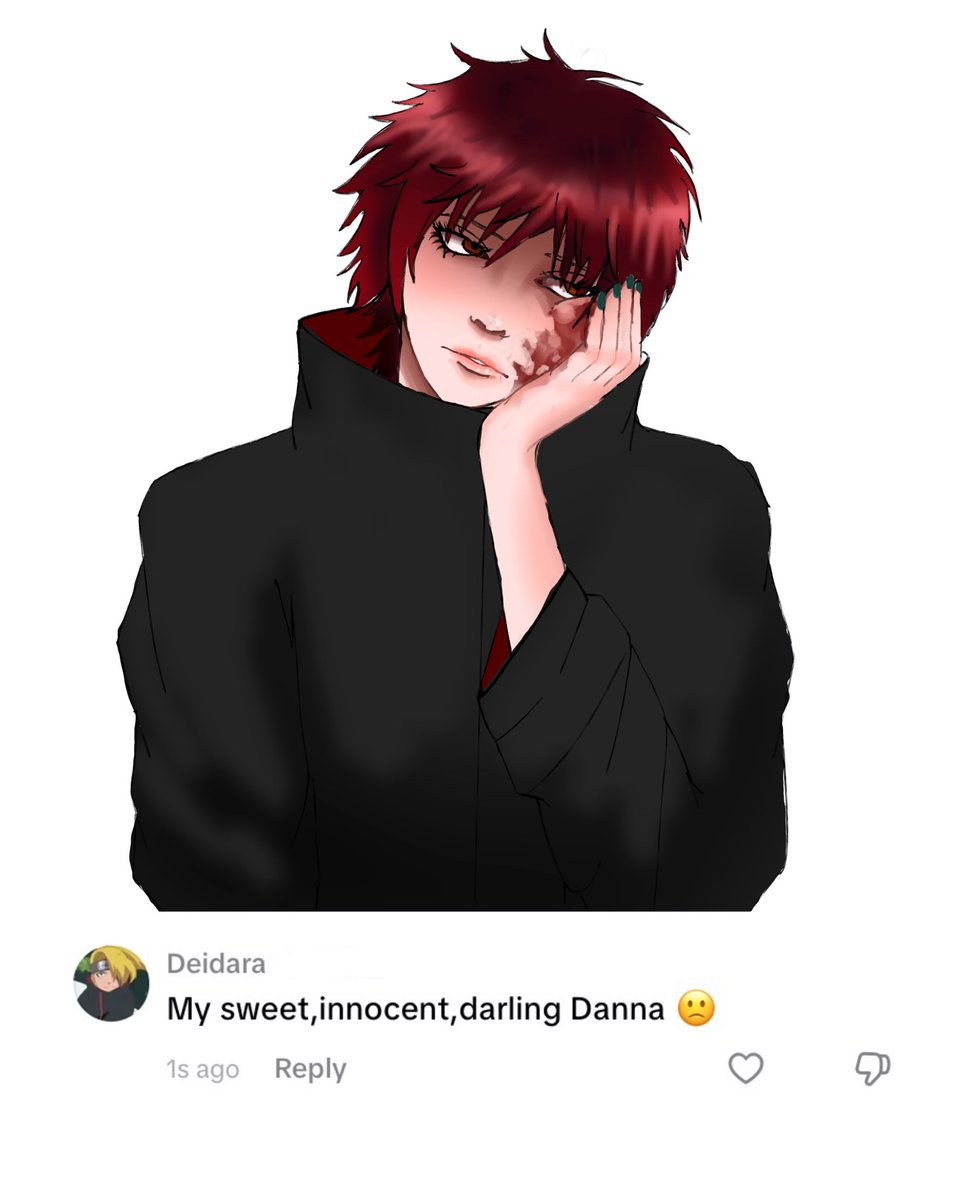 Deltafishh's tweet photo. Very innocent
(I took this idea off @ kombishii on TikTok 😋 I’m rlly bad at editing photos I also got lazy I’m sorry)
#Sasodei #Sasori https://t.co/LhUFWbMKGK