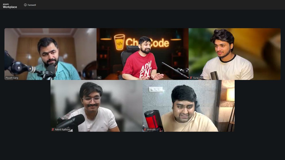 rajxcode's tweet photo. Gen AI Cohort | Farewell 
What a journey! Learned, built, struggled, laughed, and grew together. 

Grateful for the amazing community, mentors, and everyone I met along the way. 🧡
   @Hiteshdotcom     @anirudh @piyushgarg_dev @surajtwt_
@BlazeisCoding @ChaiCodeHQ
#ChaiCode https://t.co/qZpwgUaJdC