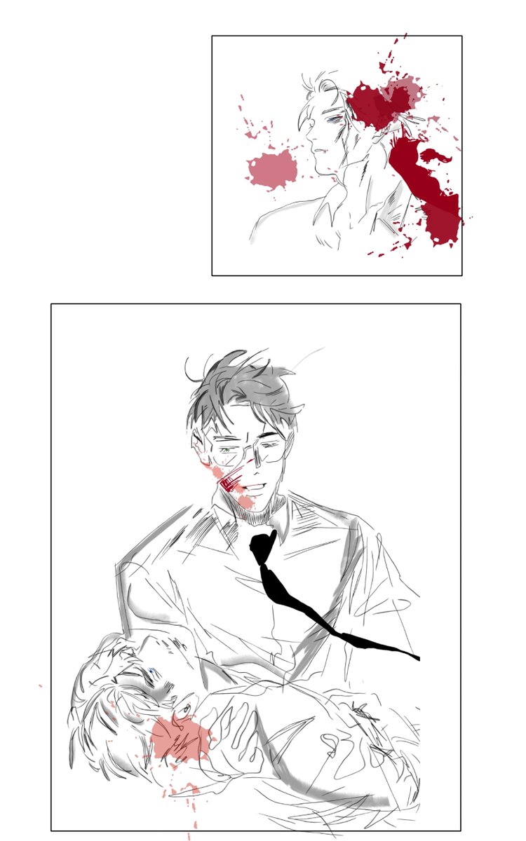 zaynesfairy's tweet photo. "Zayne, please. Kill me". 
"Did you hear my final please when you killed me?"
"That might at mount eternal when I killed William. Do you really believe a killer could be a doctor who saves lives?"
The new annectode wasn't that depressing so I had to remind myself. 
#zaynefanart https://t.co/CmfGwn05PA