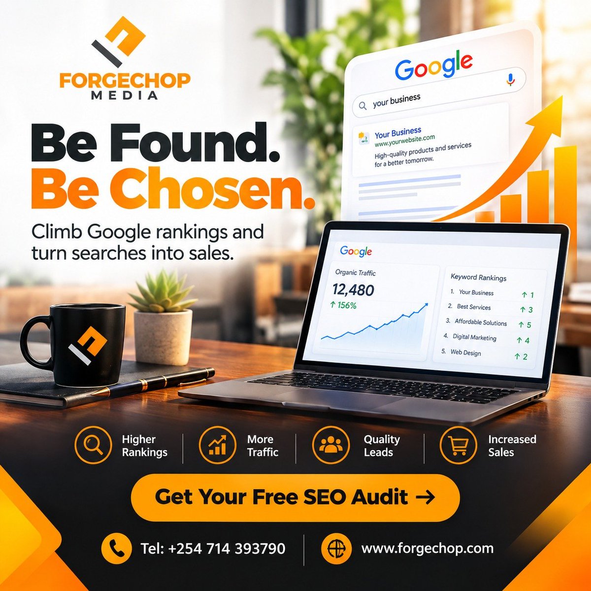 forgechop's tweet photo. 🚀 Your Brand Deserves Better.
At Forgechop Media, we build brands that get noticed — and get results.
🔍 SEO — Be found on Google. Be chosen by customers.
🌐 Web Design — Stunning, fast, mobile-friendly websites built to convert. https://t.co/5a2vfnUSOj