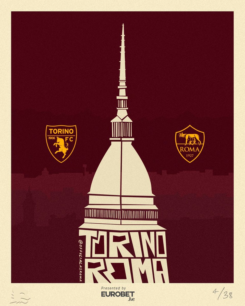 romaeterna_br's tweet photo. 🟨 MATCHDAY 🟥
⚽ #TorinoRoma
🐺 FORZA ROMA!

#ASRoma https://t.co/JG2ES5PfbW