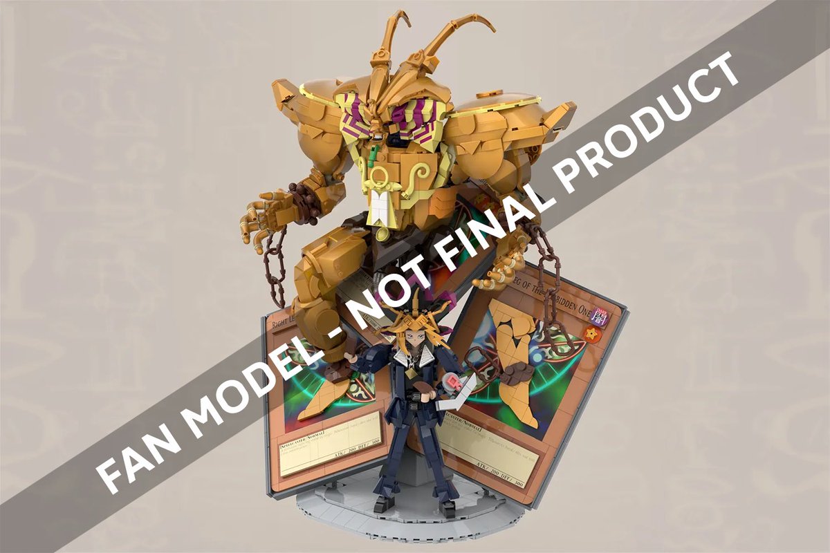 yugioh's tweet photo. We’re excited to announce that Step_on_a_Brick’s The Heart of the Cards – Exodia submission will be transformed into the official LEGO Ideas x Yu-Gi-Oh! set! 

For full details on what happens now:

https://t.co/XB4BcNT1Zr 

Congratulations, Step_on_a_Brick! 👏 https://t.co/0uALMhW9J3