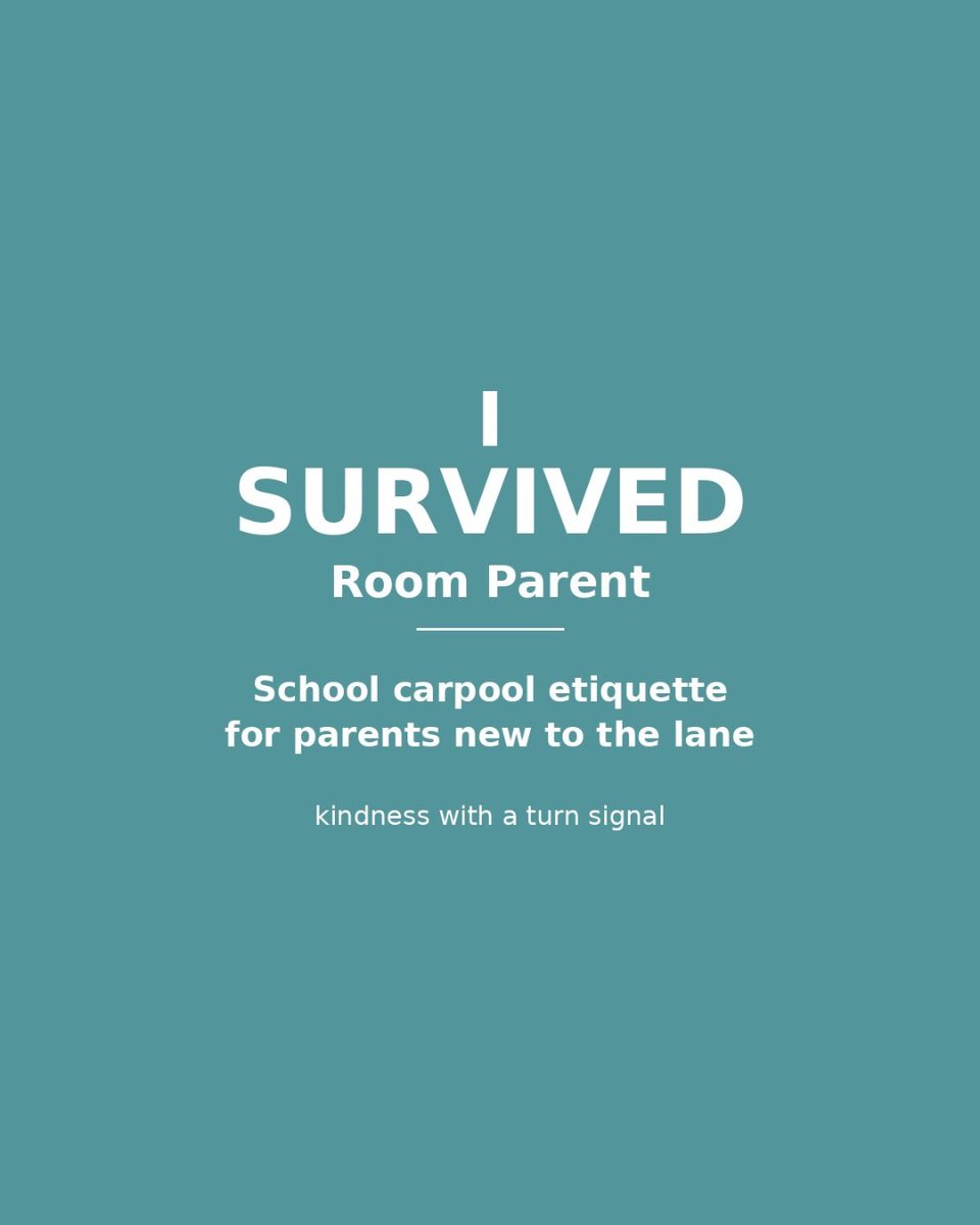 ISurvivedRP's tweet photo. New to the carpool lane this year? You’re not behind — you just didn’t get the unwritten handbook.

Full etiquette guide:
https://t.co/ln9kp3yhgB

Tag the parent still learning the dance.

#carpool #schooldropoff #parentlife #momlife https://t.co/0MWG0Sli73